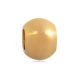 Gold Plated Steel Beads AA700-G VNISTAR Stainless Steel European Beads