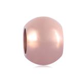 Stainless Steel 8mm Beads with Rose Gold Plating AA700R VNISTAR Stainless Steel European Beads