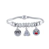 Stainless Steel Emoji Charms Bracelets B020S VNISTAR Bracelets