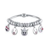 Stainless Steel Emoji Charms Bracelets B022S VNISTAR Bracelets