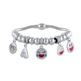 Stainless Steel Emoji Charms Bracelets B023S VNISTAR Bracelets