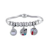 Stainless Steel Emoji Charms Bracelets B026S VNISTAR Bracelets