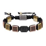 Copper Cubic Zirconia Beads Bracelet CB027 VNISTAR Bracelets