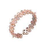 Copper Cubic Zircon Ring CR112-7 VNISTAR Necklaces