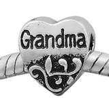Vnistar metal heart grandma beads PBD1170 PBD1170 VNISTAR Alloy European Beads