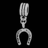 Vnistar horseshoe dangle charm PBD1669 PBD1669 VNISTAR Alloy European Beads