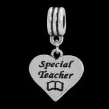 Vnistar special teacher heart dangle charm PBD1709 PBD1709 VNISTAR Alloy European Beads