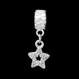 Vnistar crystal star dangle beads PBD516 PBD516 VNISTAR Alloy European Beads