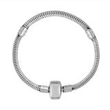 3.2mm Steel Snake Bracelet PSB018 VNISTAR European Beads Accessories