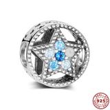 Bright Star 925 Sterling Silver Charms S003 VNISTAR 925 Silver Charms