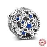 Starry 925 Sterling Silver Charms S004 VNISTAR 925 Silver Charms