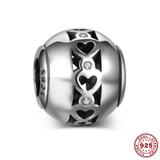 Endless Love 925 Sterling Silver Charms S009 VNISTAR 925 Silver Charms