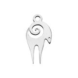 Stainless Steel Polished Charms T485 VNISTAR Stainless Steel Charms