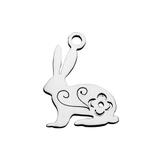 Stainless Steel Polished Charms T489 VNISTAR Stainless Steel Charms