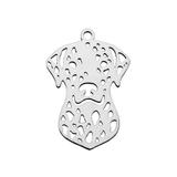 Stainless Steel Polished Charms T498 VNISTAR Stainless Steel Charms